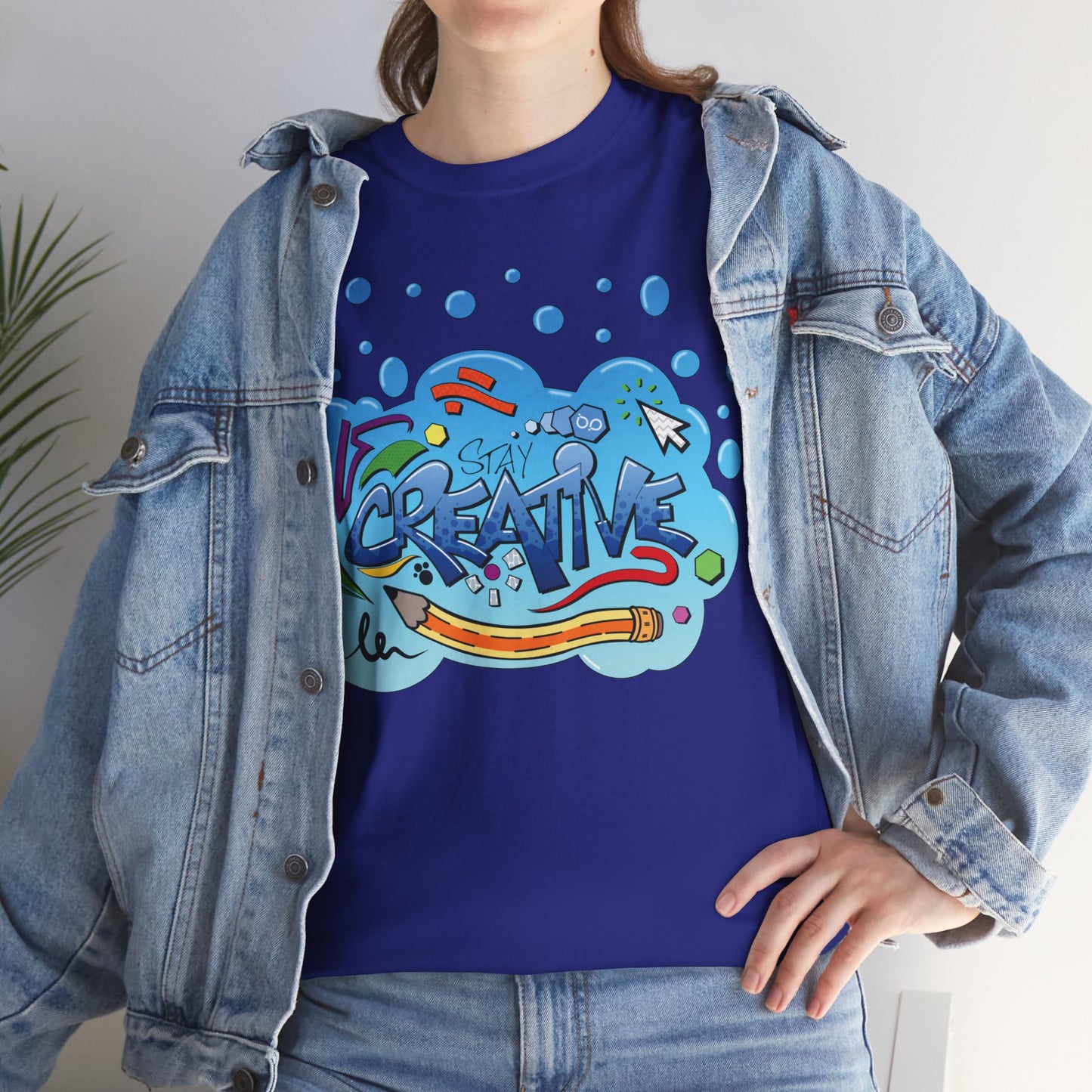 STAY CREATIVE Unisex Heavy Cotton T-Shirt