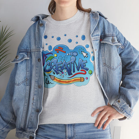 STAY CREATIVE Unisex Heavy Cotton T-Shirt