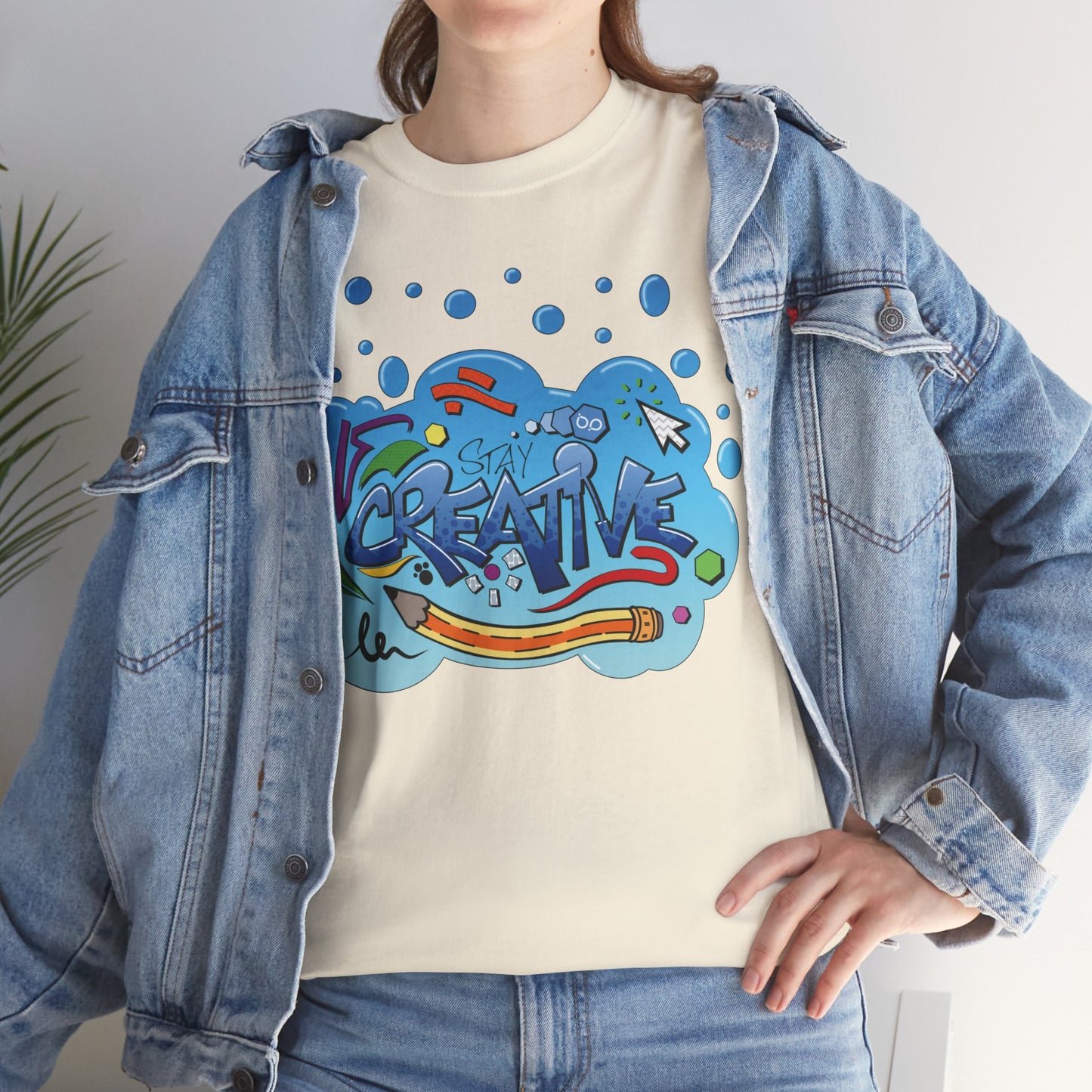 STAY CREATIVE Unisex Heavy Cotton T-Shirt