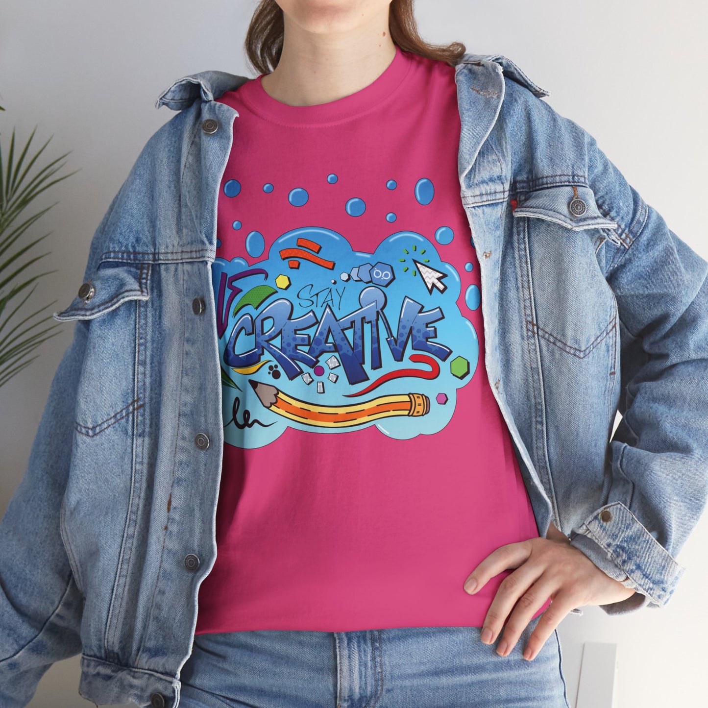 STAY CREATIVE Unisex Heavy Cotton T-Shirt