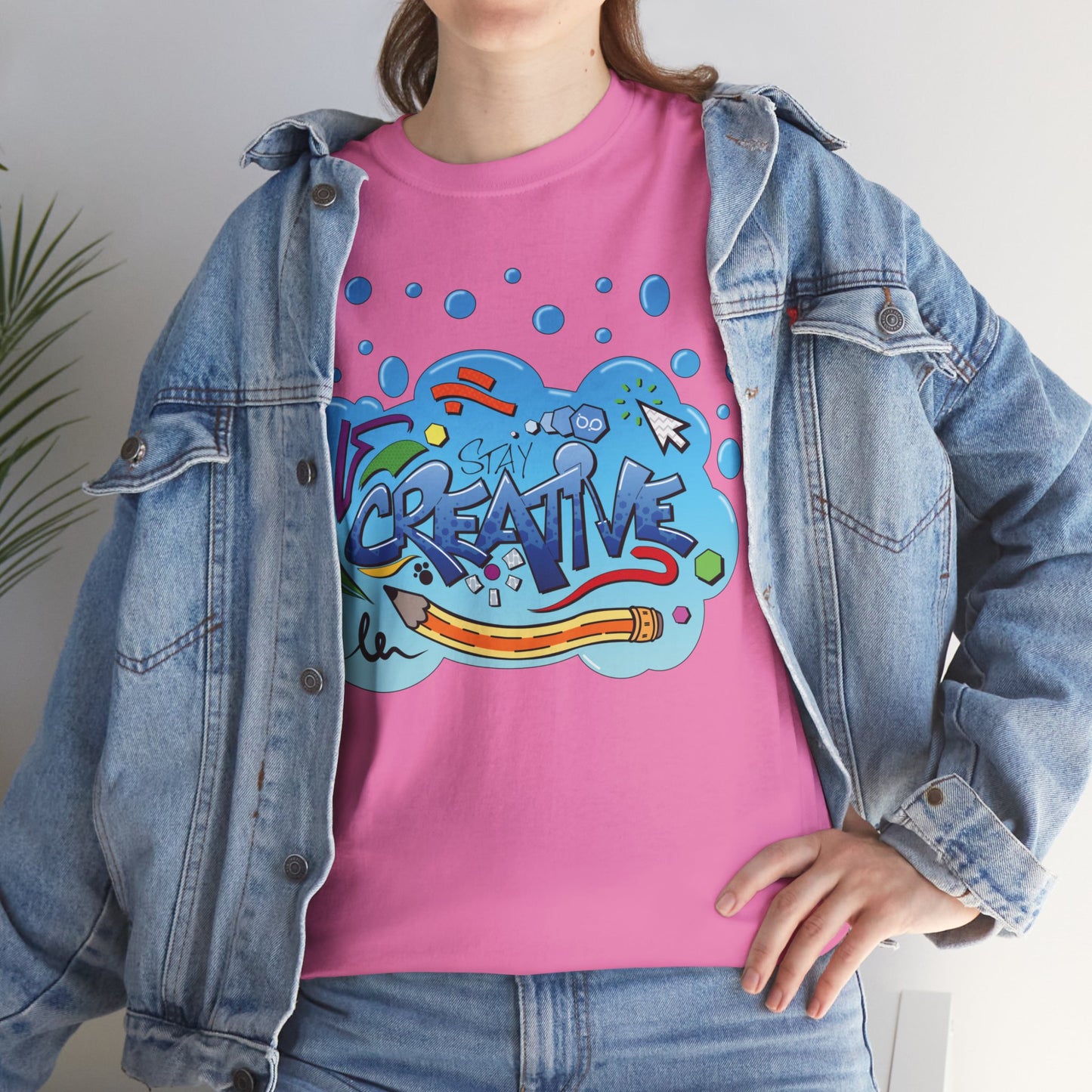 STAY CREATIVE Unisex Heavy Cotton T-Shirt