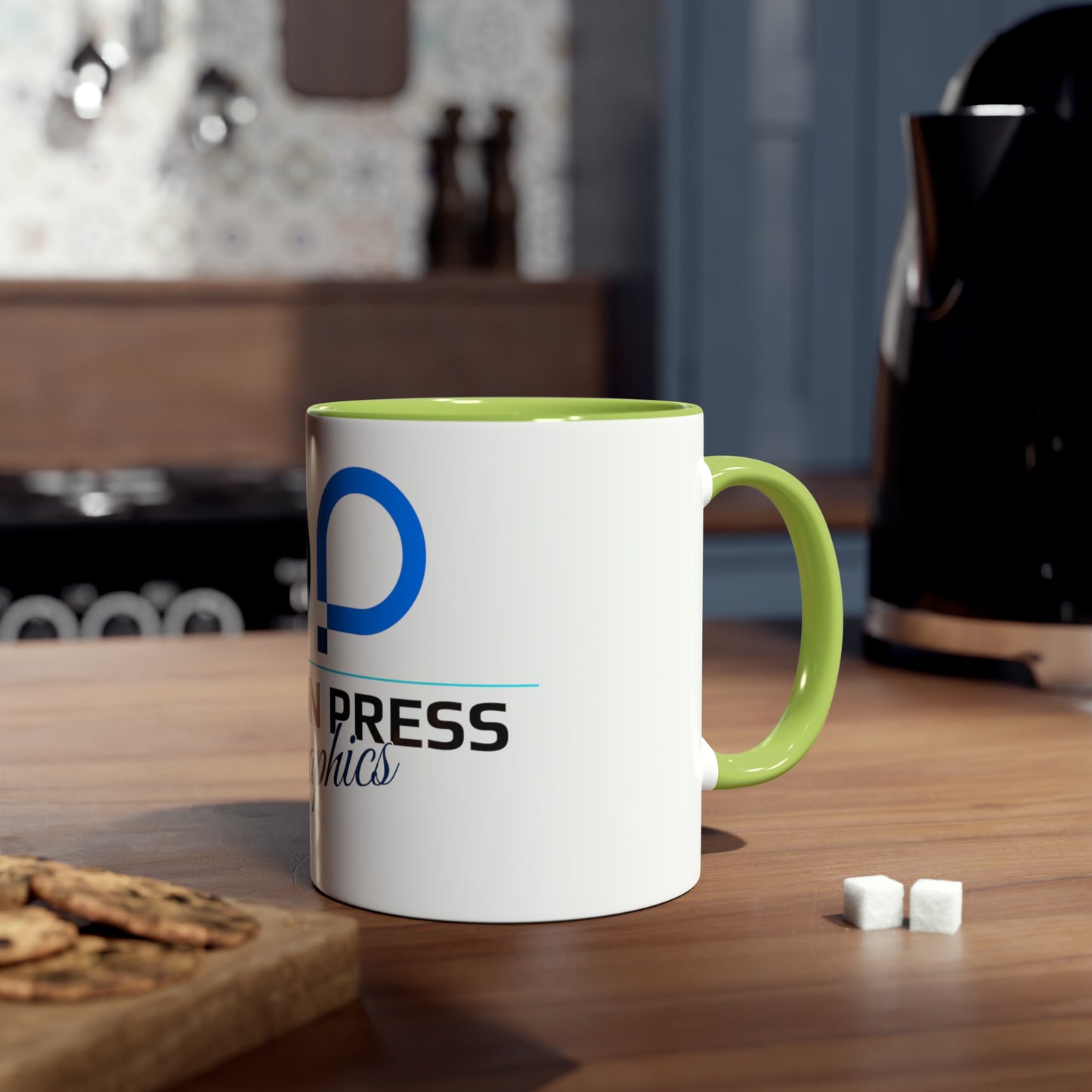 Two-Tone Coffee Mugs, 11oz
