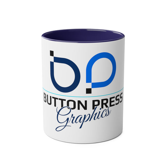 Two-Tone Coffee Mugs, 11oz