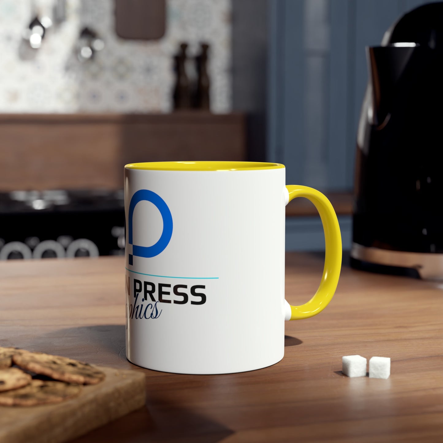 Two-Tone Coffee Mugs, 11oz