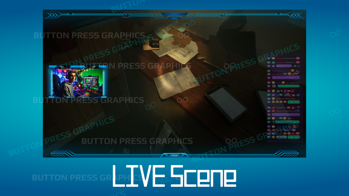 DIGITAL DREAM - A Streamer Overlay Pack for use with OBS or SLOBS