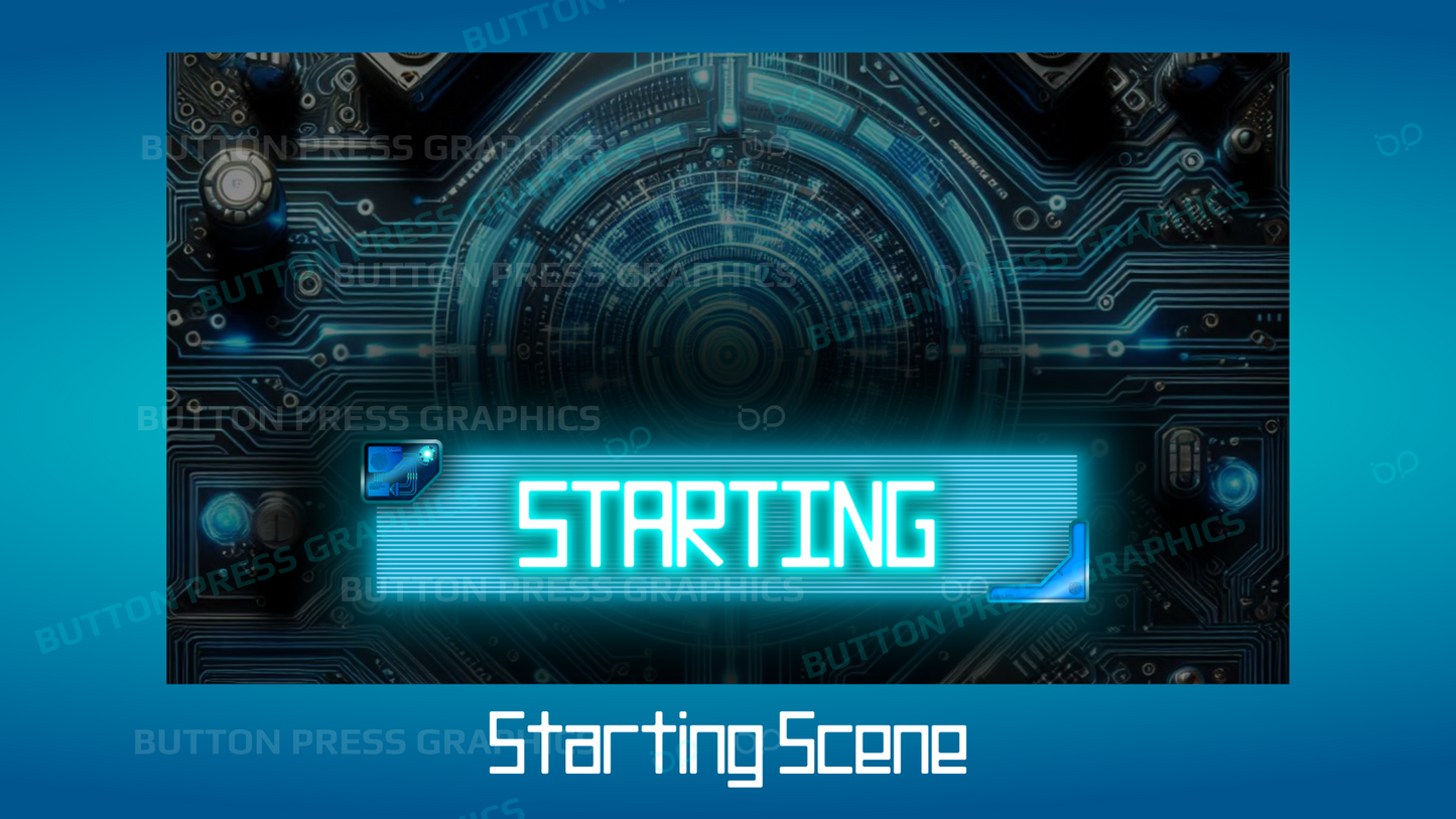 DIGITAL DREAM - A Streamer Overlay Pack for use with OBS or SLOBS